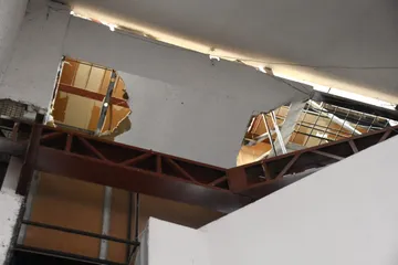 Granizada en Pachuca dañó edificios gubernamentales, viviendas y vehículos