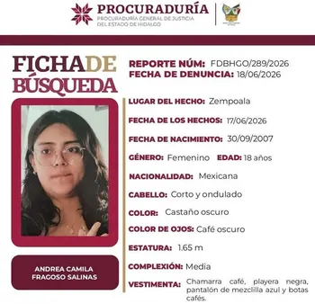 Ficha de Búsqueda Andrea Camila