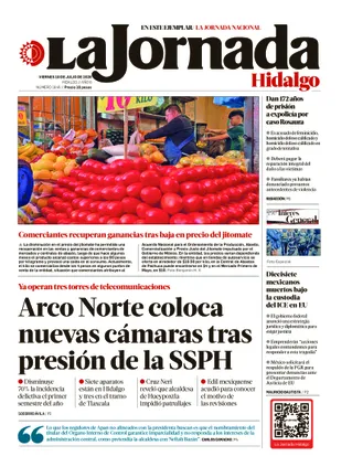 La Jornada Hidalgo | 10 de julio de 2026