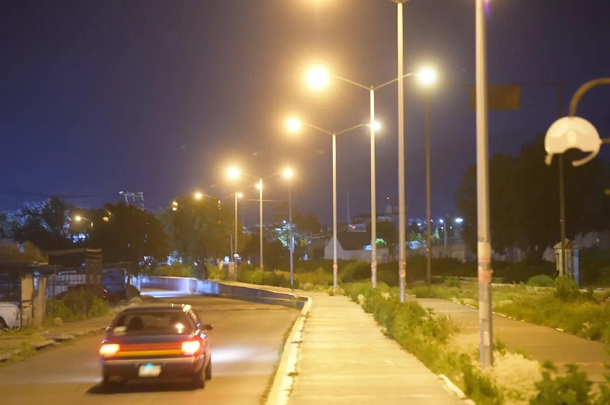 Alumbrado público en Pachuca