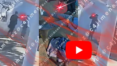 Cámaras de seguridad captaron el momento en que Sergio “N” disparó contra su pareja en la alcaldía Miguel Hidalgo.
