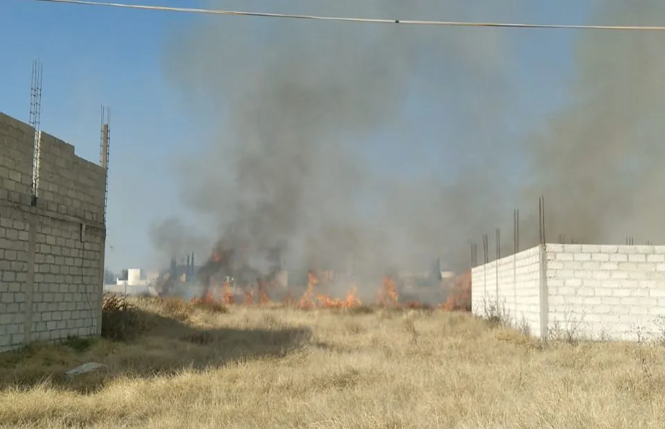 Alarma a Protección Civil de Tizayuca alza en incendios; 22 reportes el último mes