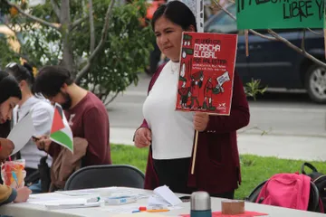 Colectivos pachuqueños exigen justicia para Palestina y romper relaciones con Israel