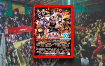 Función de lucha libre de la Triple A en la Arena Afición de Pachuca