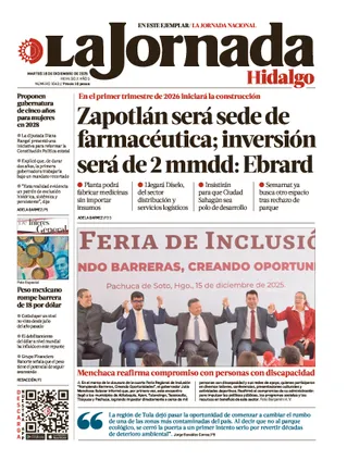 La Jornada Hidalgo | 16 de diciembre de 2025