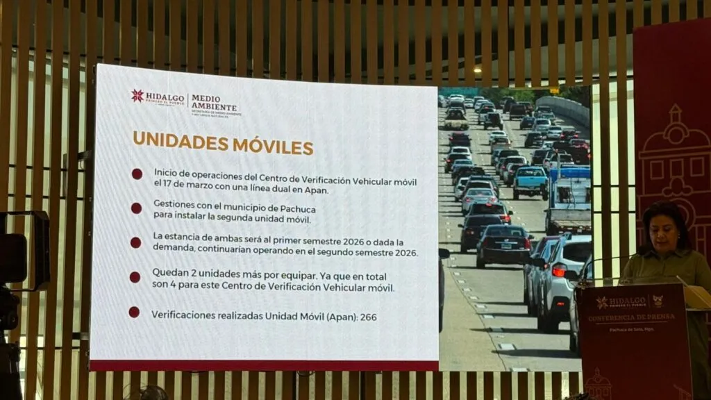 Más de 90 mil verificaciones en Hidalgo en lo que va de 2026