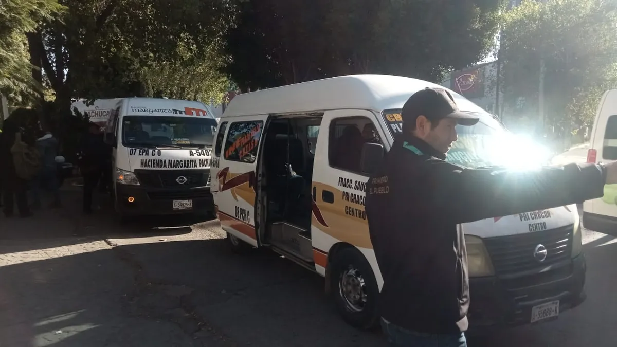 Personal del STCH realiza operativo de inspección al transporte público