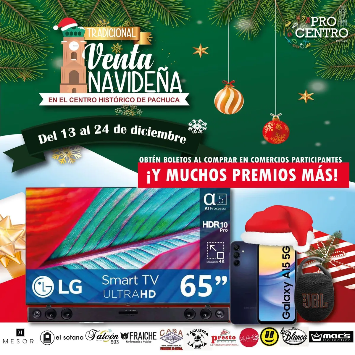 Incentivan consumo en Centro Histórico de Pachuca con rifa