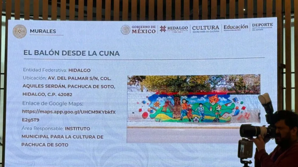 El Mundial también se vivirá fuera de los estadios: así serán los murales que se realizarán en Hidalgo
