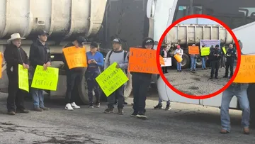 Sin paso a Villa de Tezontepec por bloqueo vial; ve que piden