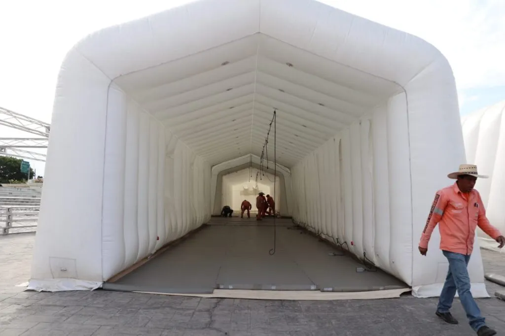 Hospital Inflable en Pachuca: un recuerdo de los desafíos de la pandemia a cinco años