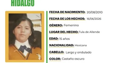 Alerta Amber Pauina Hernández Roríguez