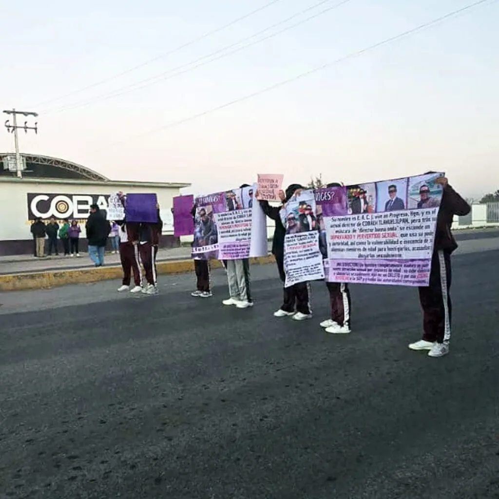 ¿Qué ocurre en el COBAEH Tlahuelilpan? Estudiantes se manifiestan