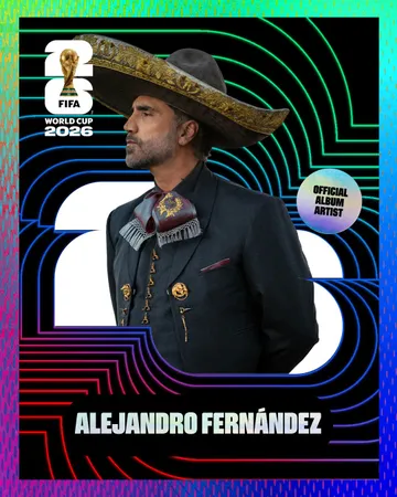 Alejandro Fernández cantará el himno nacional en la inauguración del mundial