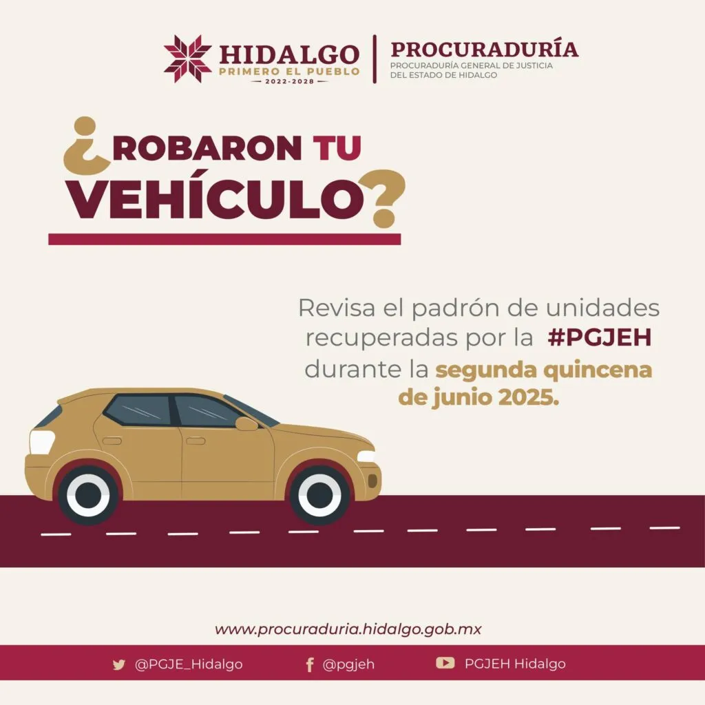 ¿Tu vehículo fue robado? Así puedes recuperarlo