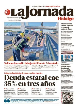La Jornada Hidalgo |  de noviembre de 2025