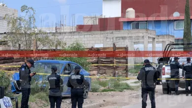 Zona acordonada tras ataque armado en Pachuca.
