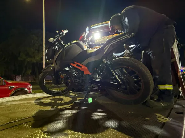 Motocicleta recuperada