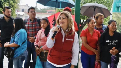 La senadora por el estado, Lucía Meza, es quien lleva la delantera en la intención de votos de los morelenses. Foto: Facebook