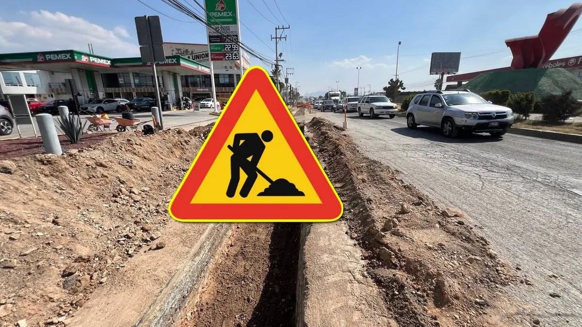 Pachuca: cerradas estas avenidas por obras