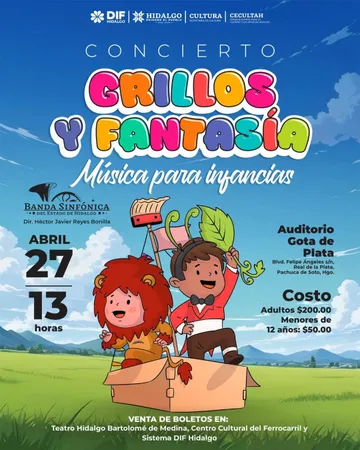 ¡Disney y Cri-Cri en Pachuca! Concierto especial por el Día del Niño