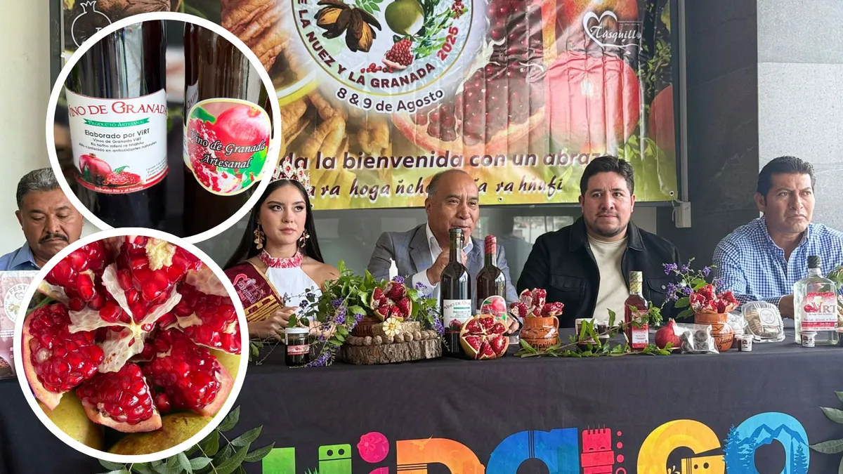Presentación oficial del Noveno Festival de la Nuez y la Granada 2025, que se llevará a cabo en Tasquillo