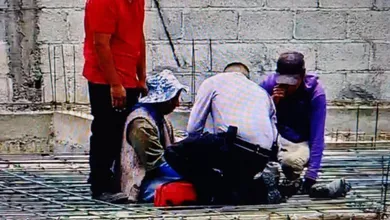 Trabajador sufre descarga eléctrica en Apan