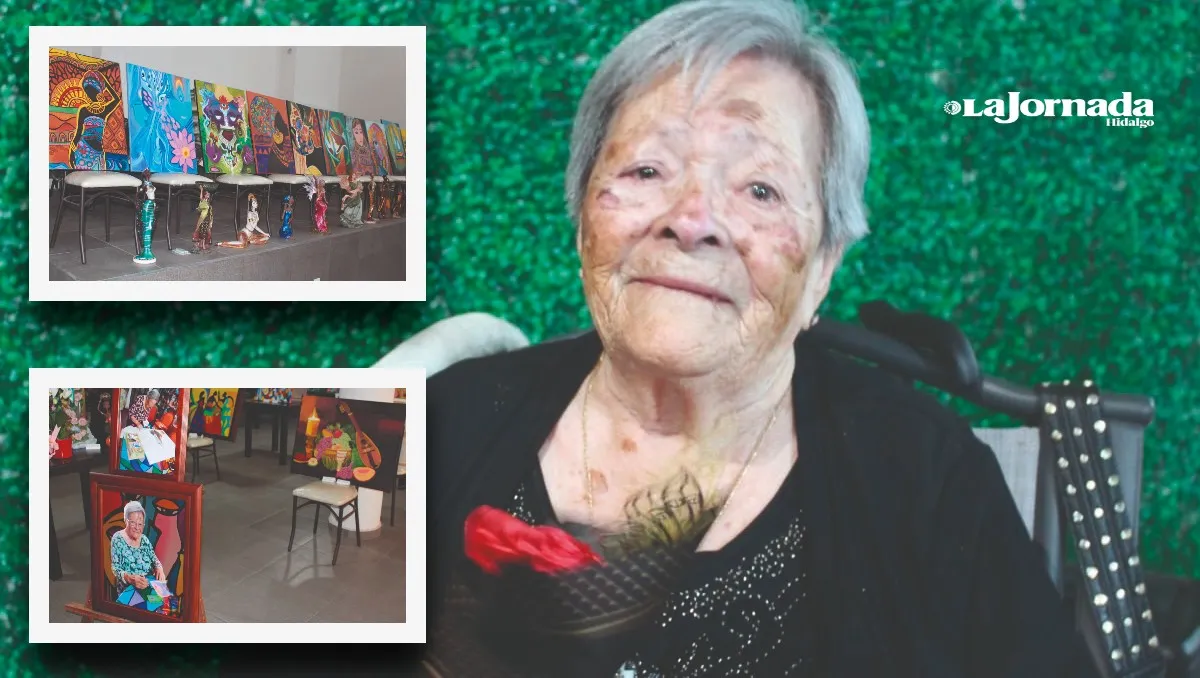 La talentosa Consuelo Ruíz Guzmán no daba crédito de ver la mayoría de sus obras expuestas/ Nathali González