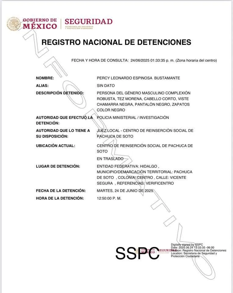 Cae Percy Espinosa, líder sindical de Pachuca: lo acusan de abuso sexual agravado