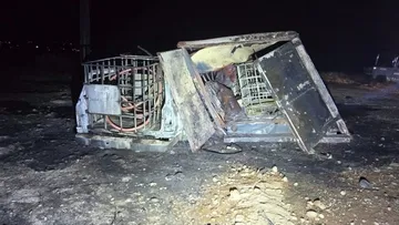 Incendio de camionetas