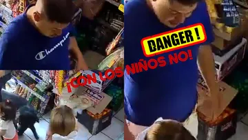 Cámaras de seguridad captaron al agresor señalado por tocar a una niña en una tienda de Guadalajara.