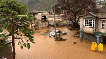 Aumento del nivel del río en la comunidad de Chapula