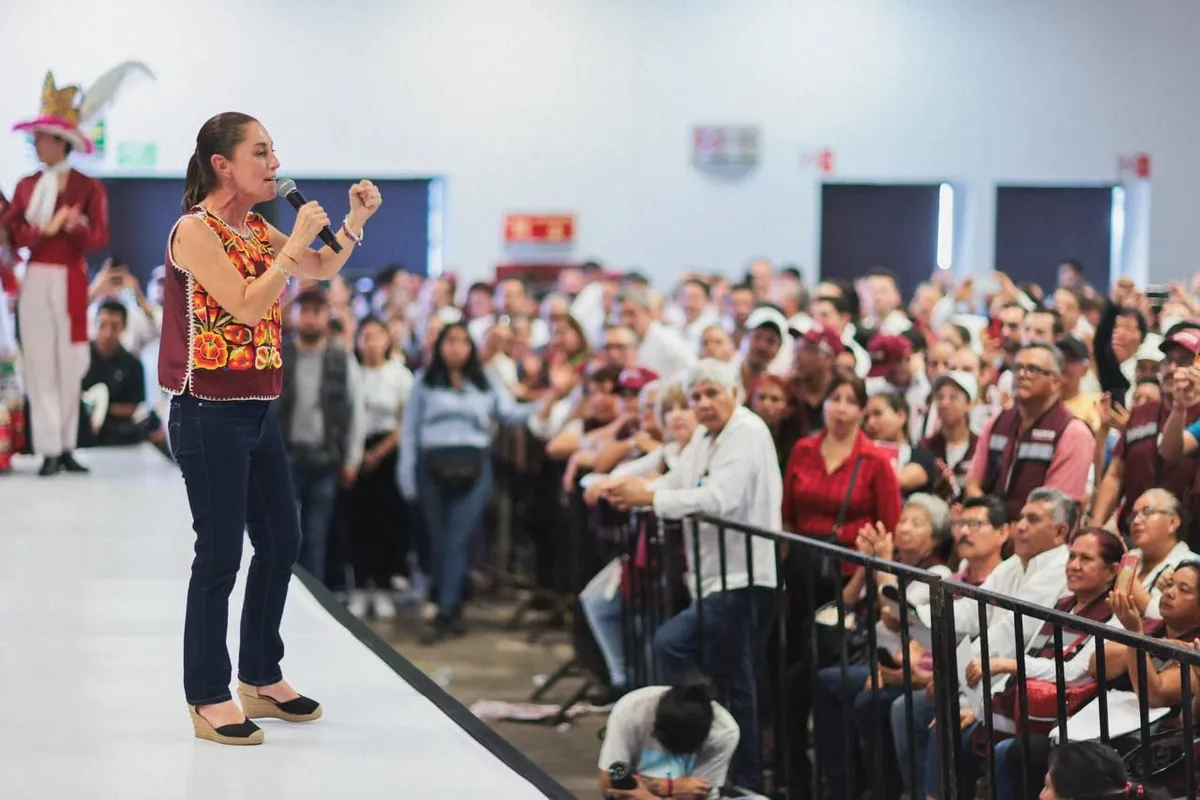 “Queremos una mayoría para continuar transformando el país”: Claudia Sheinbaum