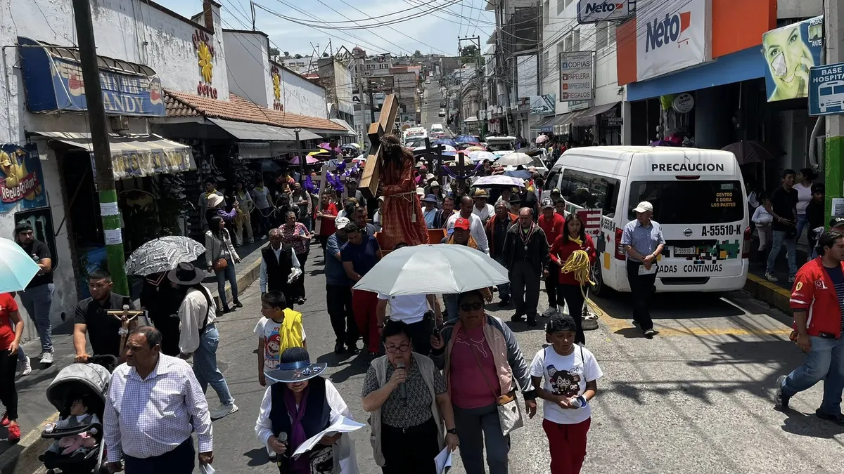 Viacrucis en Tulancingo 2026 cambia de ruta: recorrido, horario y detalles