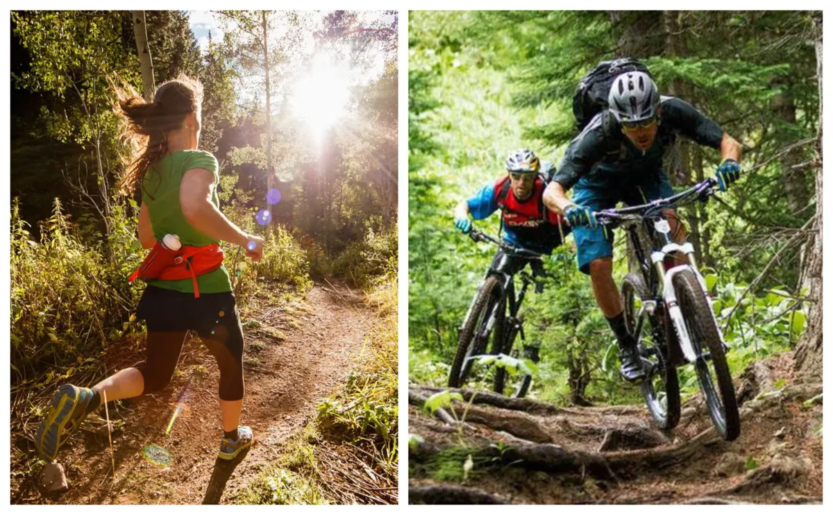 Trail running y biking Hidalgo