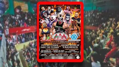 Función de lucha libre de la Triple A en la Arena Afición de Pachuca