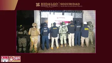 Operativo de seguridad en Hidalgo