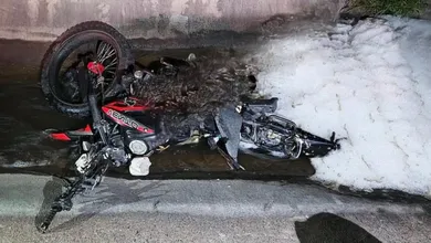 Motocicleta hallada en Tasquillo