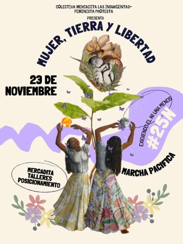 ¡Únete al 25N con Mercadita Las Insurgentas! Este sábado