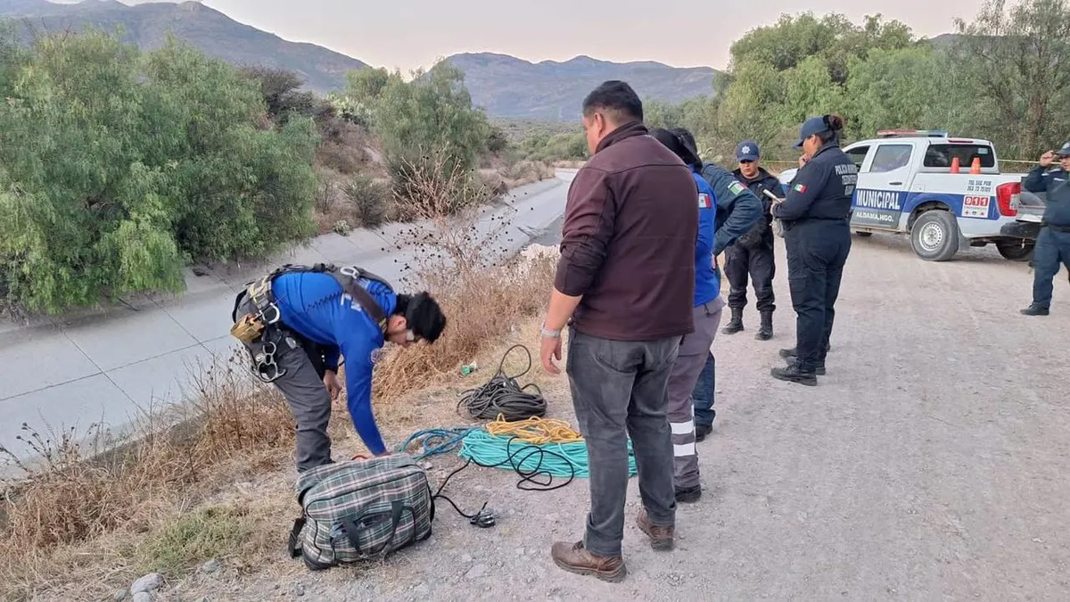 Tezontepec de Aldama: localizan cuerpo sin vida en canal de aguas negras