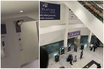 Cae mujer desde el segundo piso en Galerías Pachuca