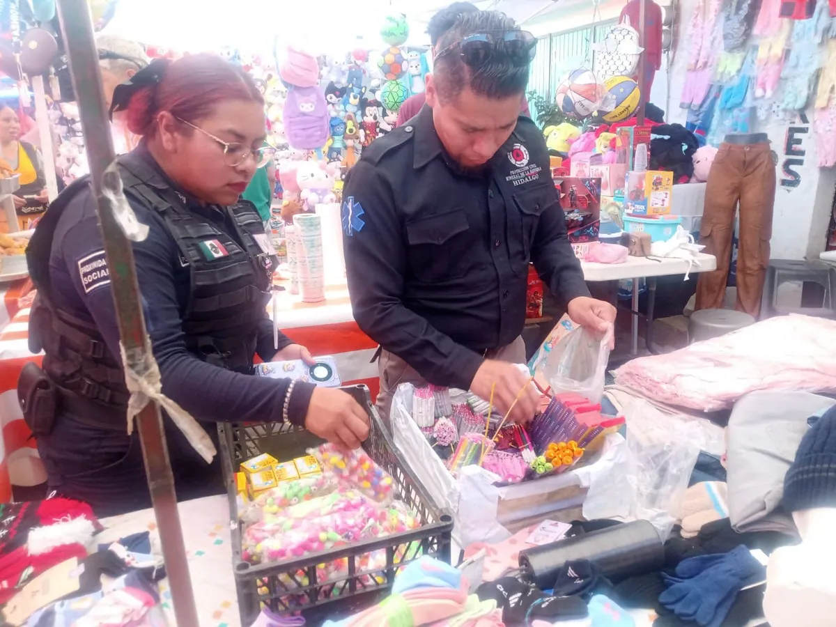 Implementan programa “Mineral Seguro” para prohibir venta de pirotecnia en Mineral de la Reforma