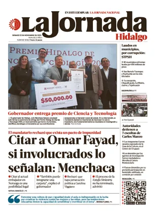 La Jornada Hidalgo | 22 de noviembre de 2025