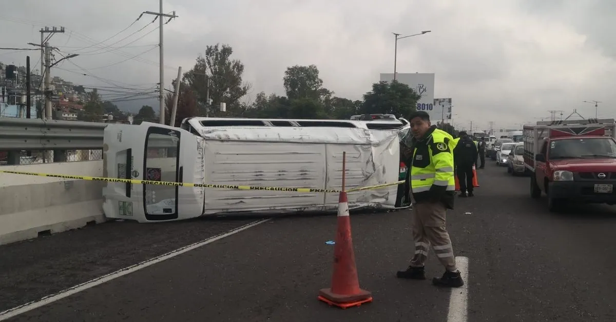 accidente de combi en la mexico pachuca