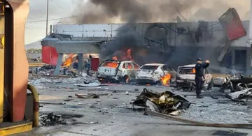 Video: Momento exacto de la explosión en gasolinera de Tula