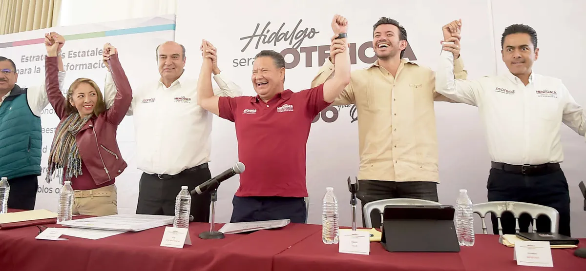 Menchaca anuncia reingeniería si gana gubernatura de Hidalgo