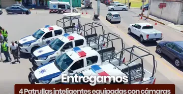 Actopan estrena 4 patrullas, dron y ambulancia para reforzar la seguridad del municipio