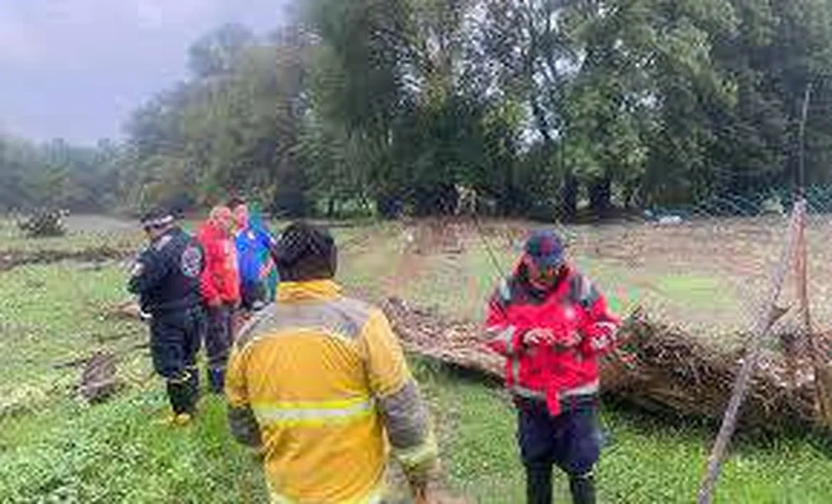 Tula. Arroyo de la colonia Nantzha se desborda