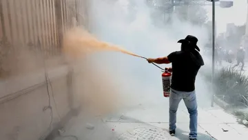 La mandataria se dijo en contra de cualquier situación de violencia.