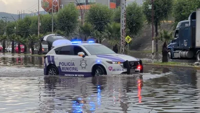 inundaciones por lluvias en Hidalgo